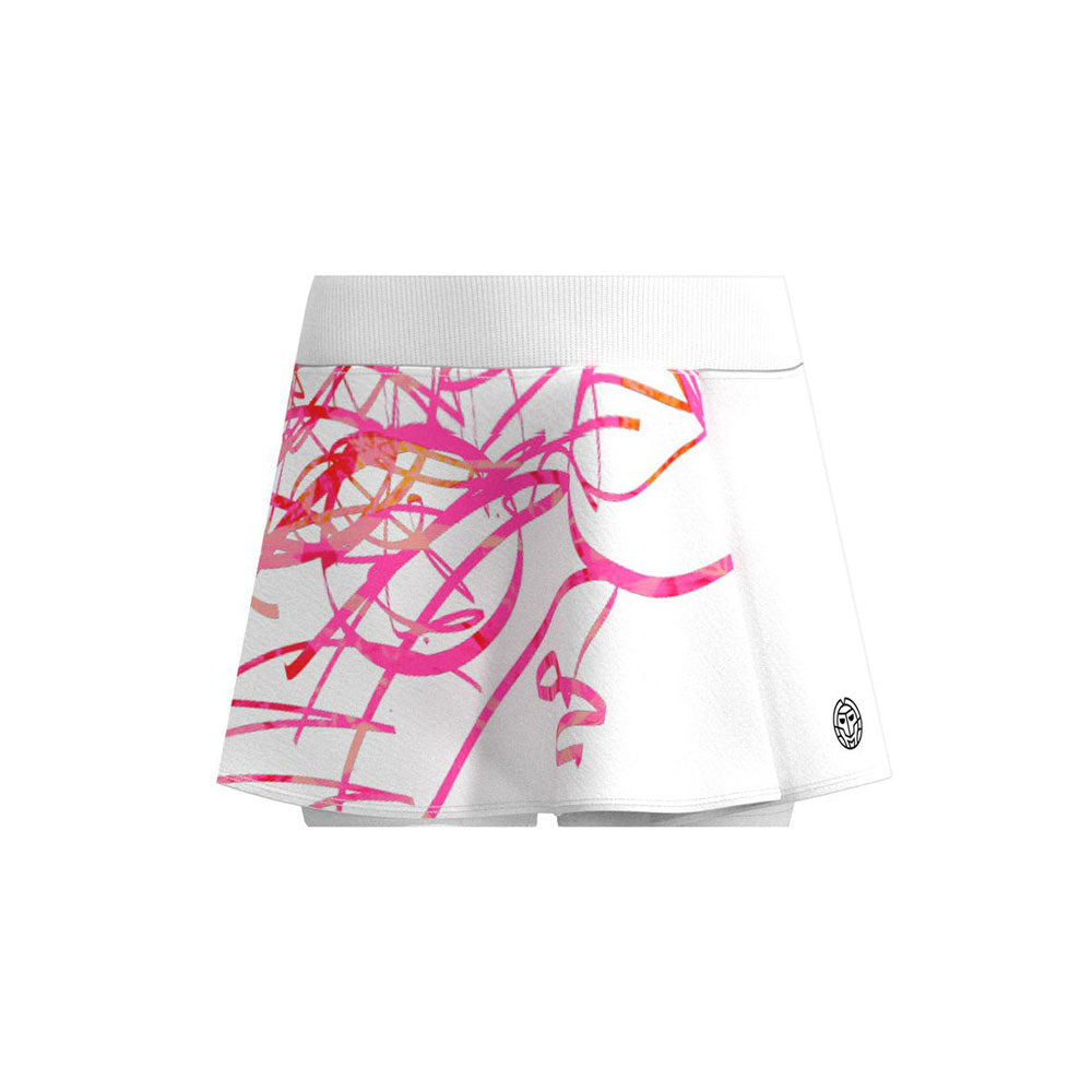 Decoration Printed Wavy Skort