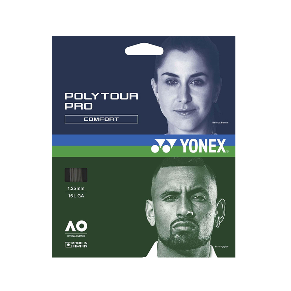 Yonex PolyTour Pro 125 Tennis String - Graphite