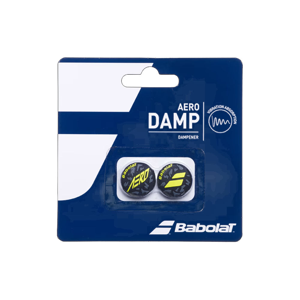 Babolat Pure Aero Damp 2 Pack Black Yellow