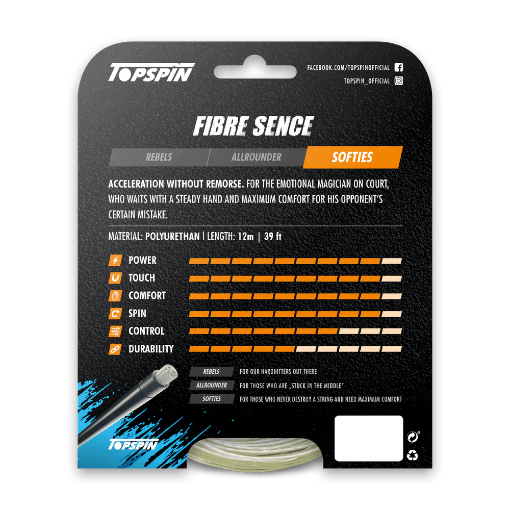 Fibre Sence (1.32mm) - 12m - Natural.