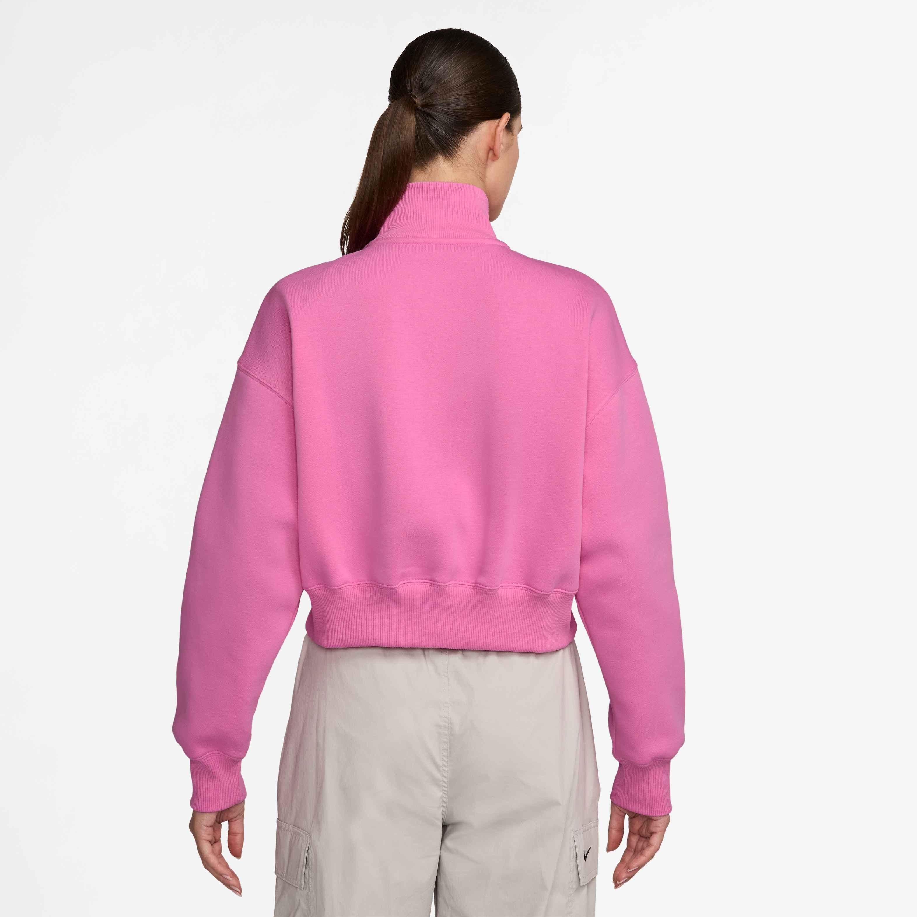 Sportswear Phoenix Fleece Quarter-Zip Cropped.