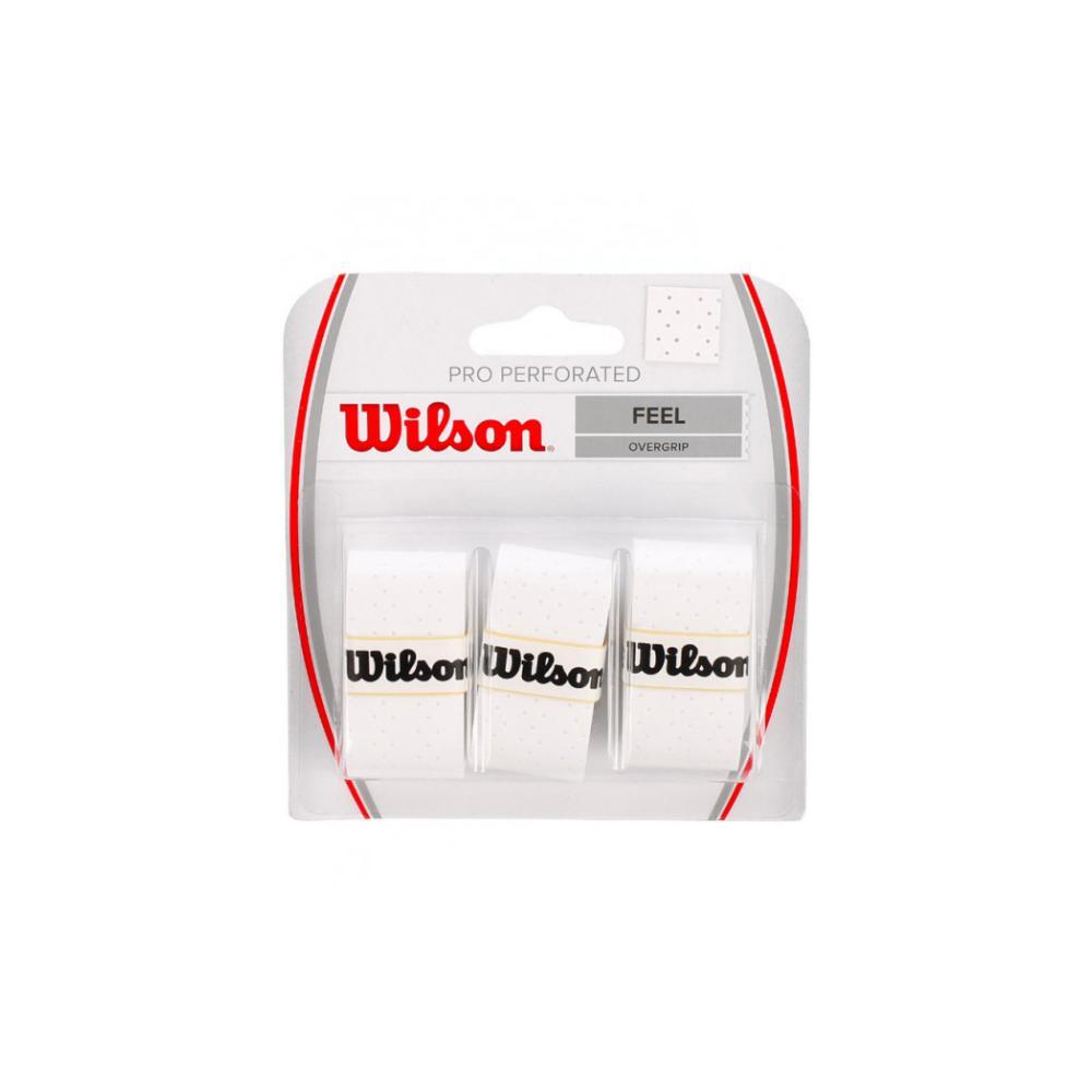 Pro Overgrip Perforated - 3 Pack - White.