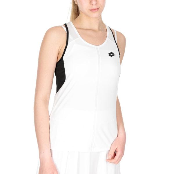 Top IV Tank - Bright White/All Black.