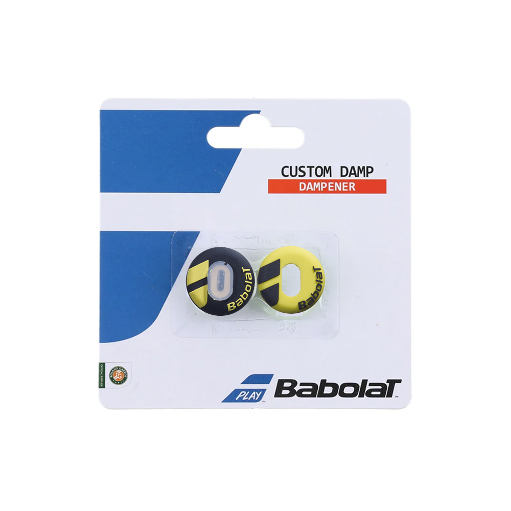 Babolat Custom Damp 2 Pack Black Yellow