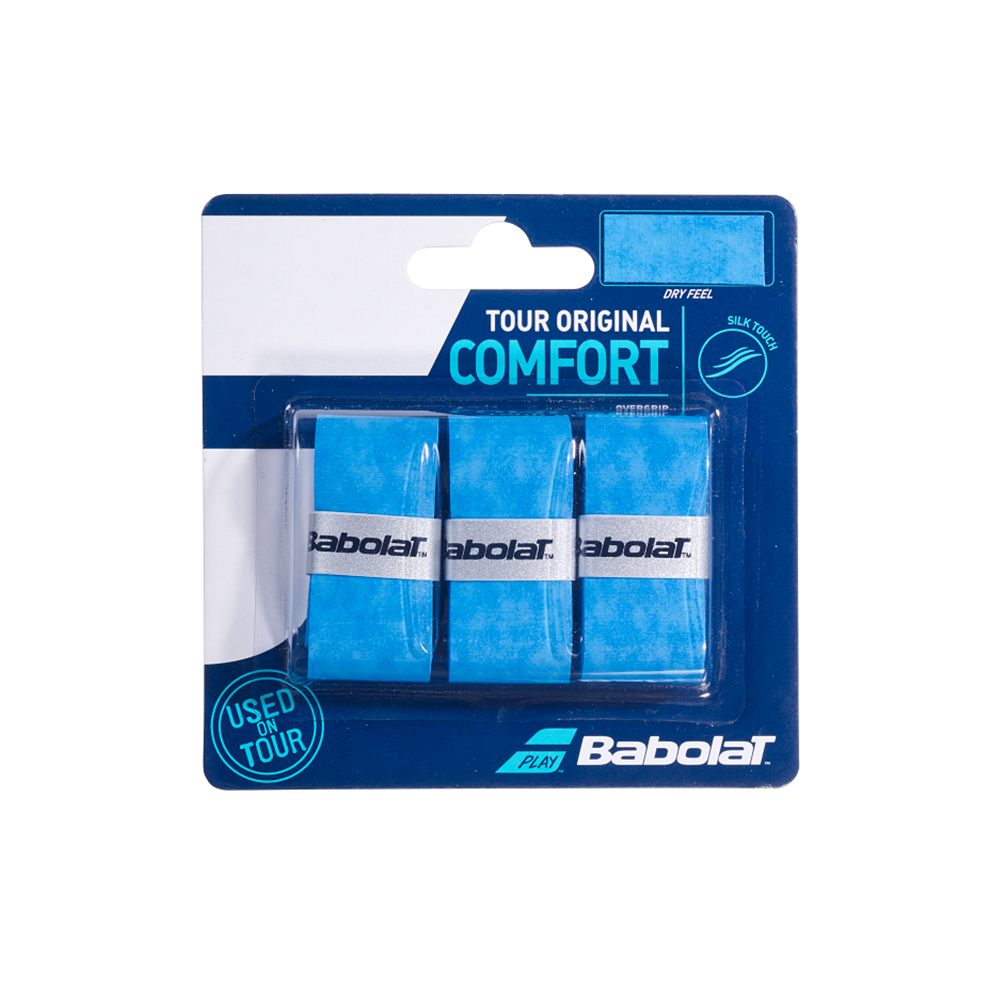 Babolat Tour Original Overgrip 3 Pack Blue