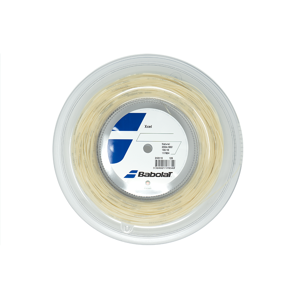 Babolat Xcel 16 Reel (200m) - Natural-Tennis Strings-online tennis store canada