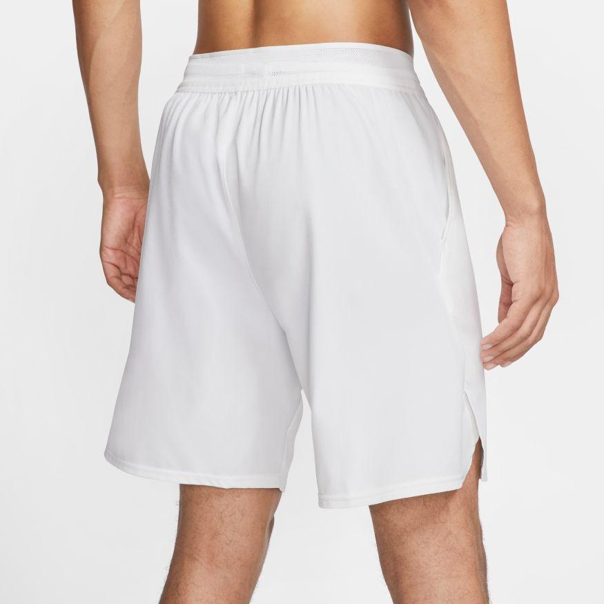 Court Flex Ace Short 9" (Men's) - White.