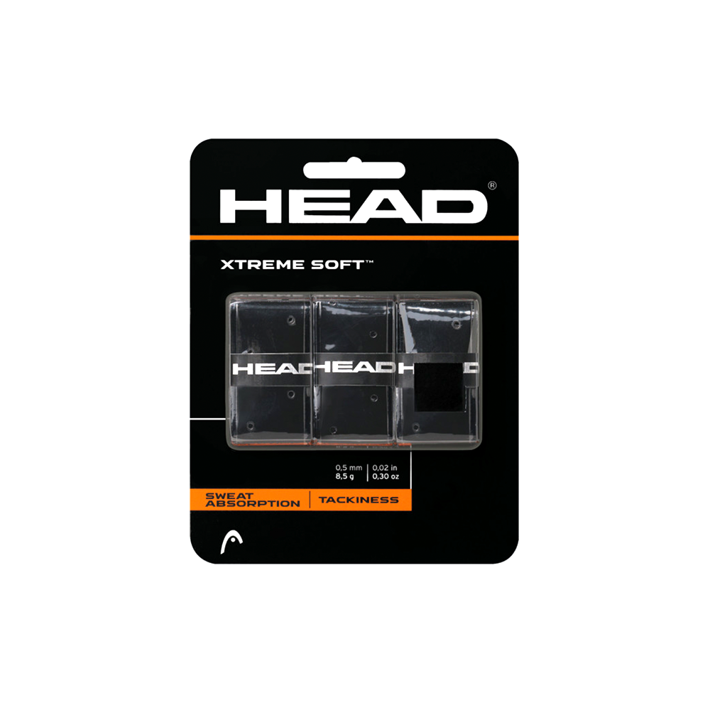 Xtreme Soft Overgrip - 3 Pack - Black.