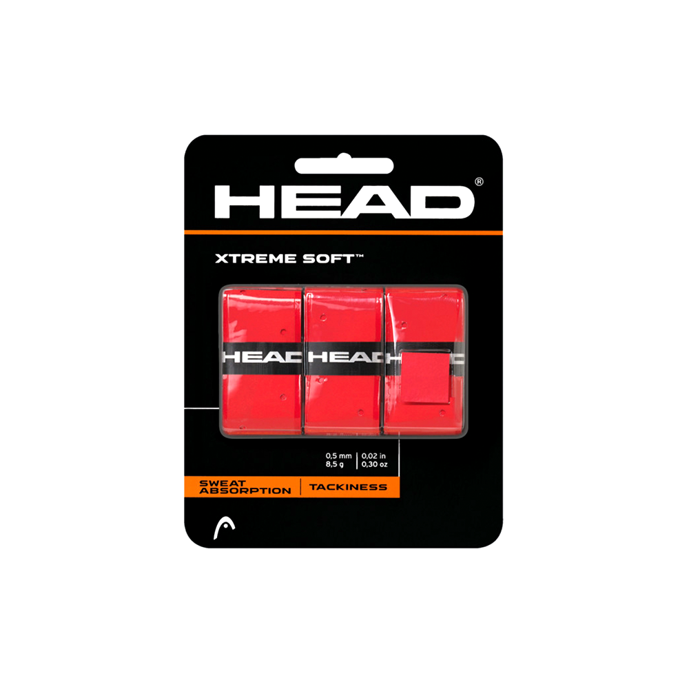 Xtreme Soft Overgrip - 3 Pack - Red.