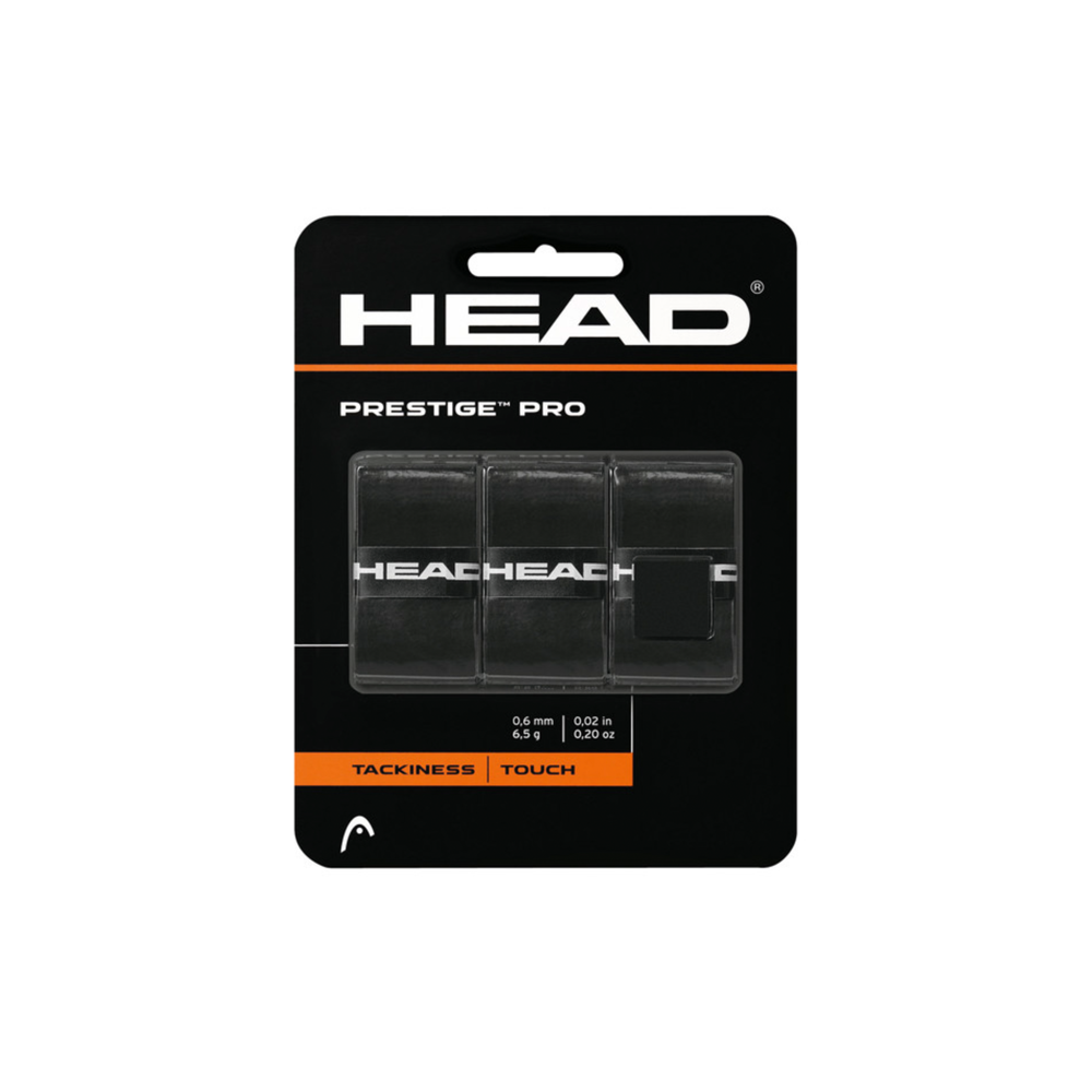 <tc>Head</tc> Surgrip Prestige Pro (paquet de 3) - Noir