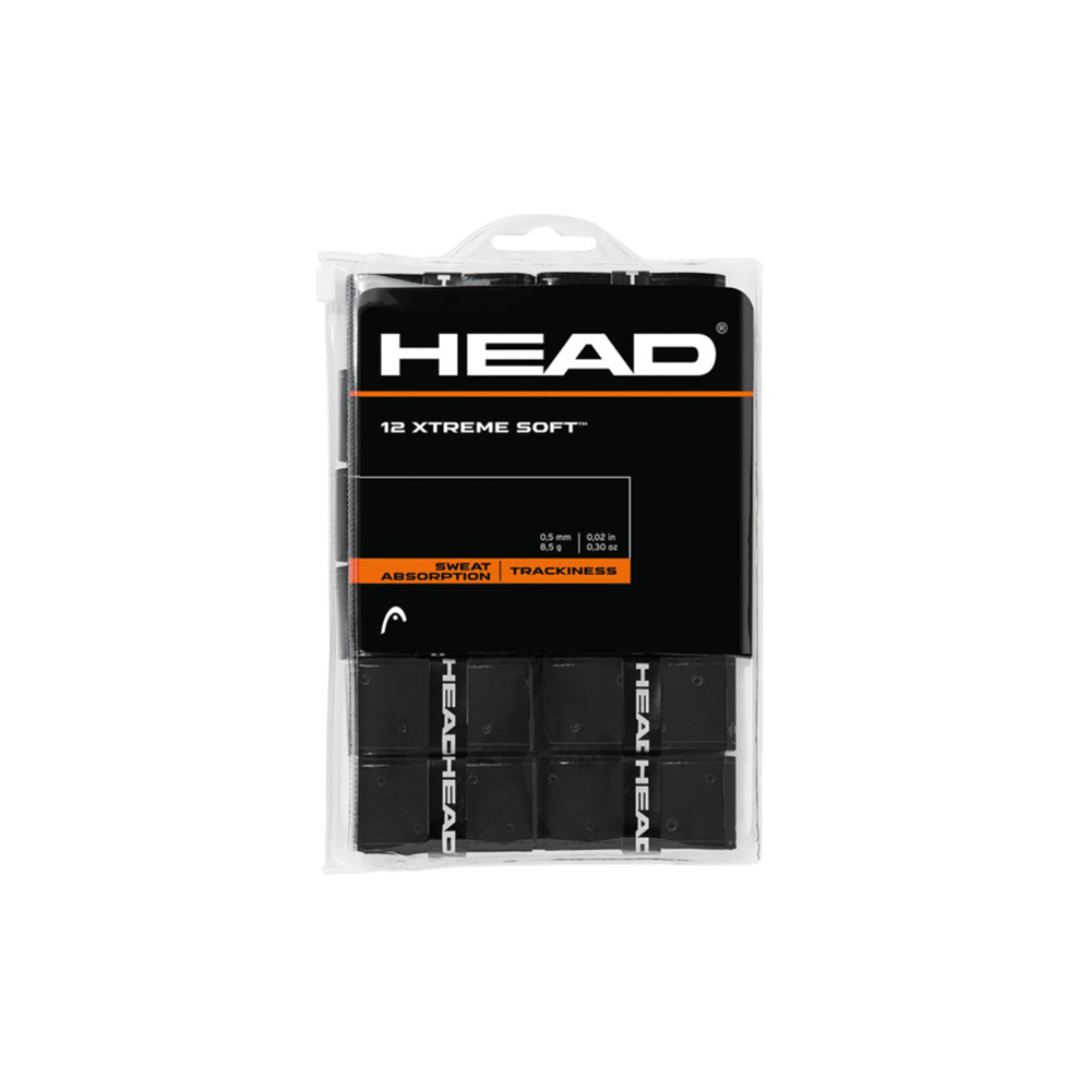 Xtreme Soft Overgrip - 12 Pack - Black.