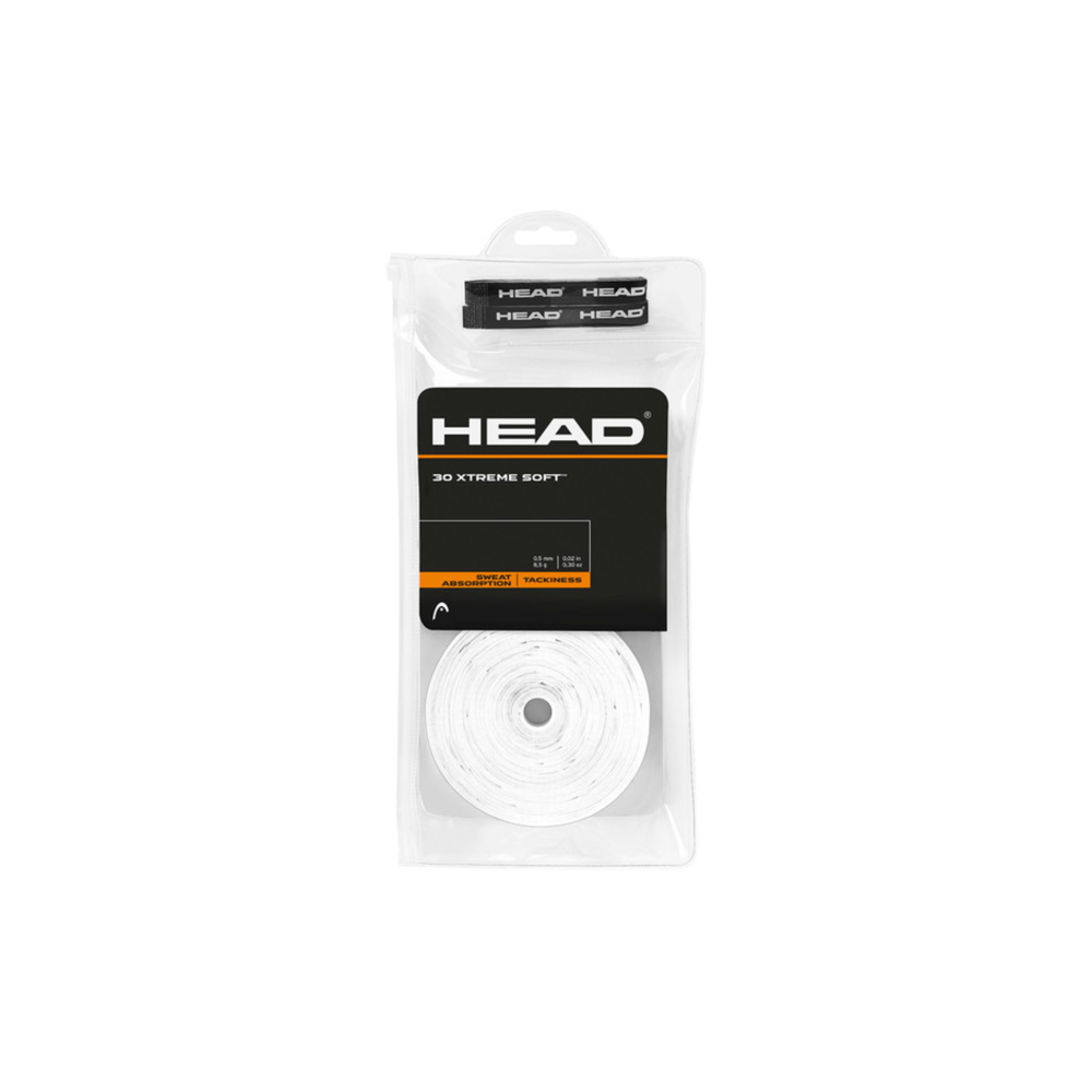 <tc>Head</tc> Surgrip Xtreme Soft (paquet de 30) - Blanc