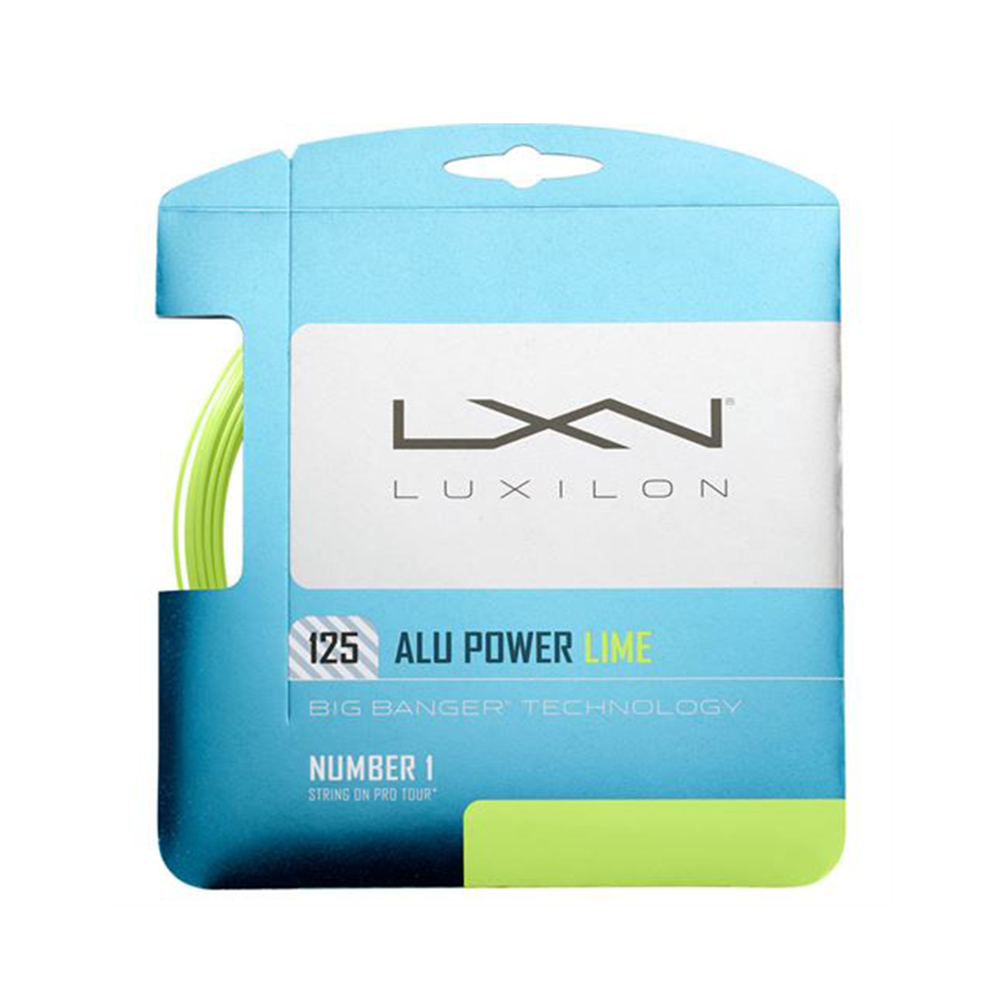 Luxilon Alu Power 125 Pack - Lime