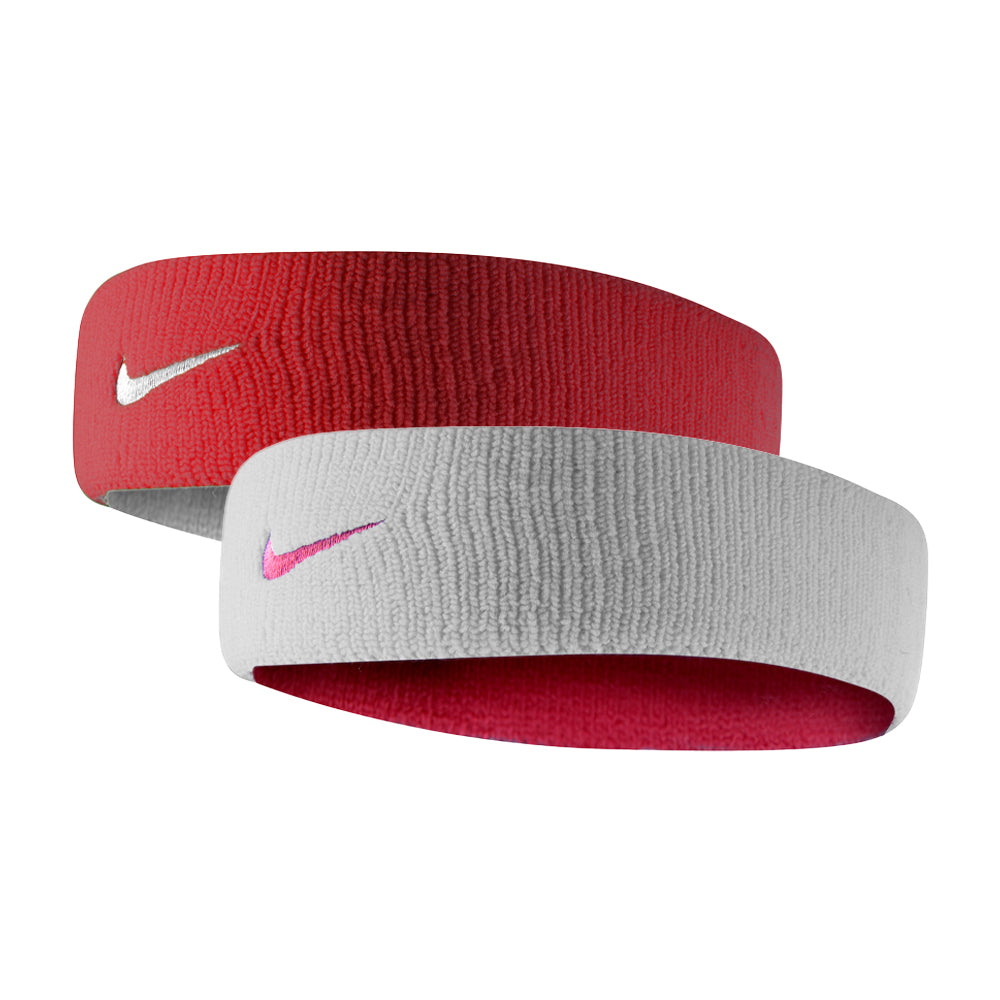 Dri-Fit Home & Away Headband - Varsity Red/White