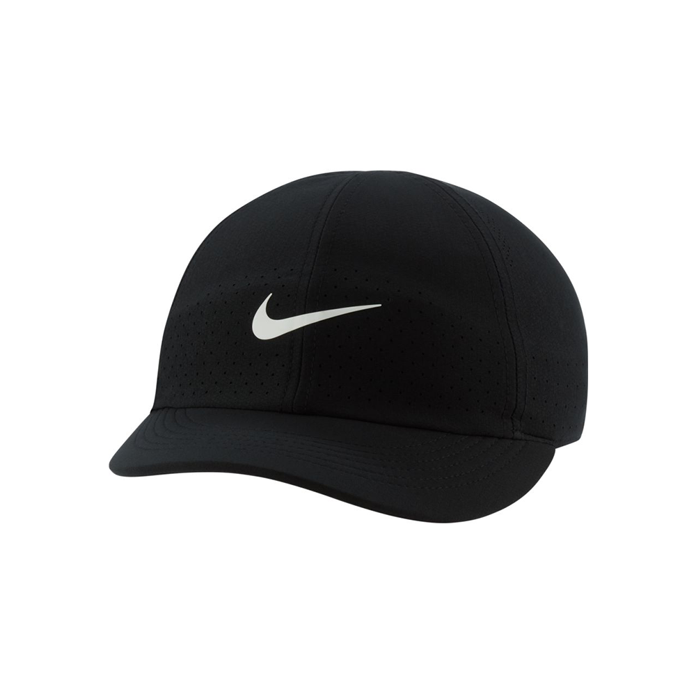 Court Advantage Tennis Cap (Women's Fit) - Black/White.
