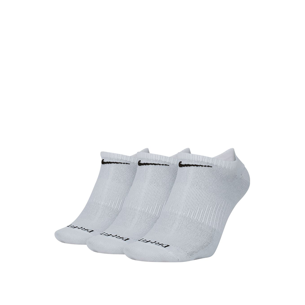 Everyday Plus Lightweight No Show - 3 Pack - White.