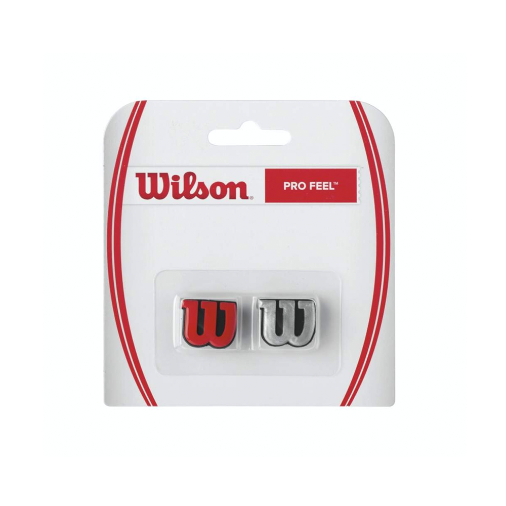 Wilson Pro Feel Dampener - Silver/Red-Dampeners-online tennis store canada