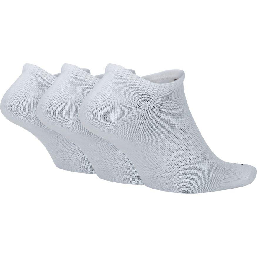 Everyday Plus Lightweight No Show - 3 Pack - White.