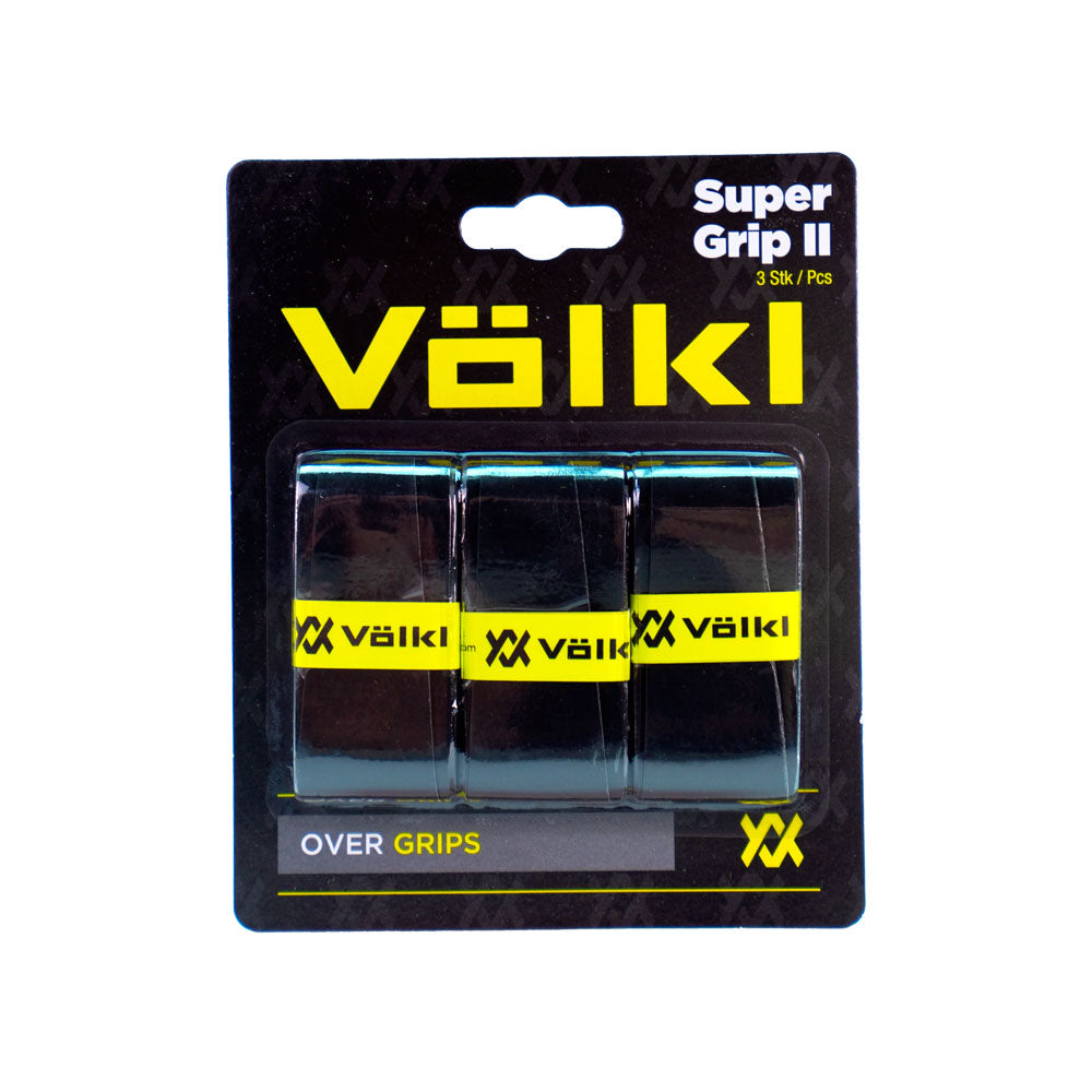 Super Grip II Over Grip - 3 Pack - Black