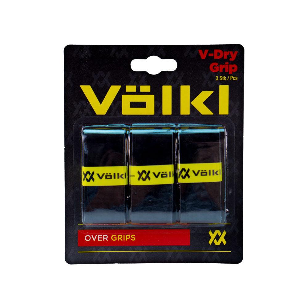 Volkl V-Dry Over Grip 3 Pack - Black.
