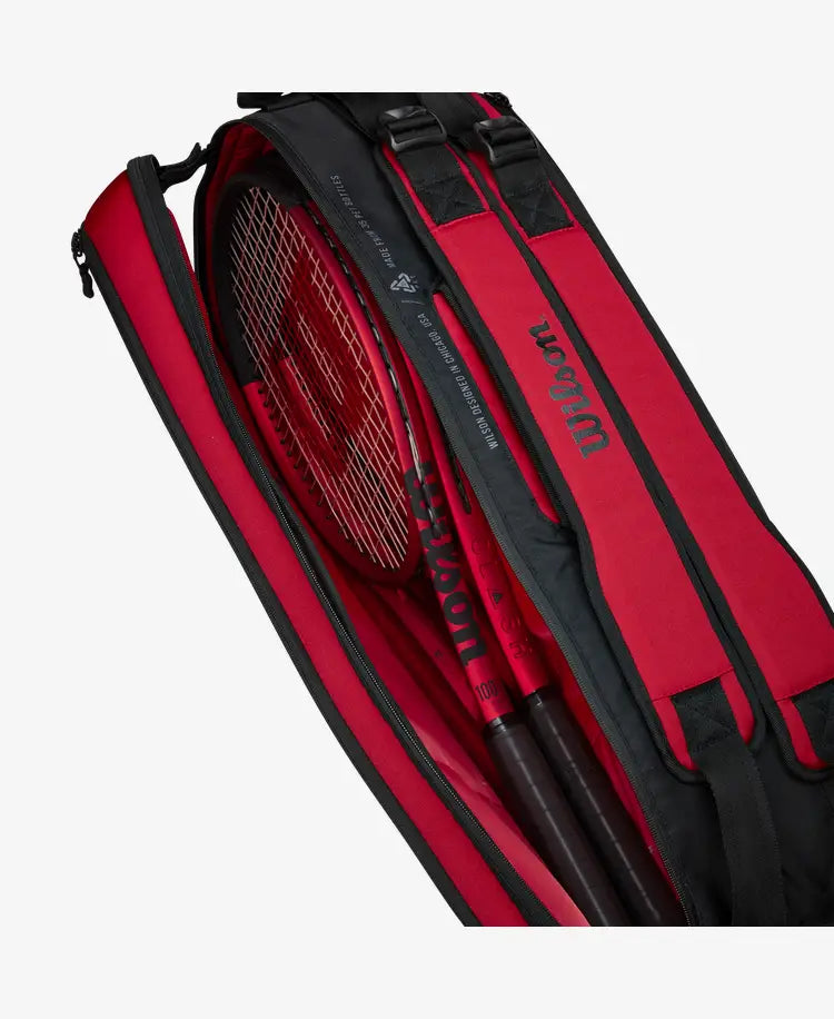 Sacoche Clash V2 Super Tour 6 Pack-Noir/Rouge