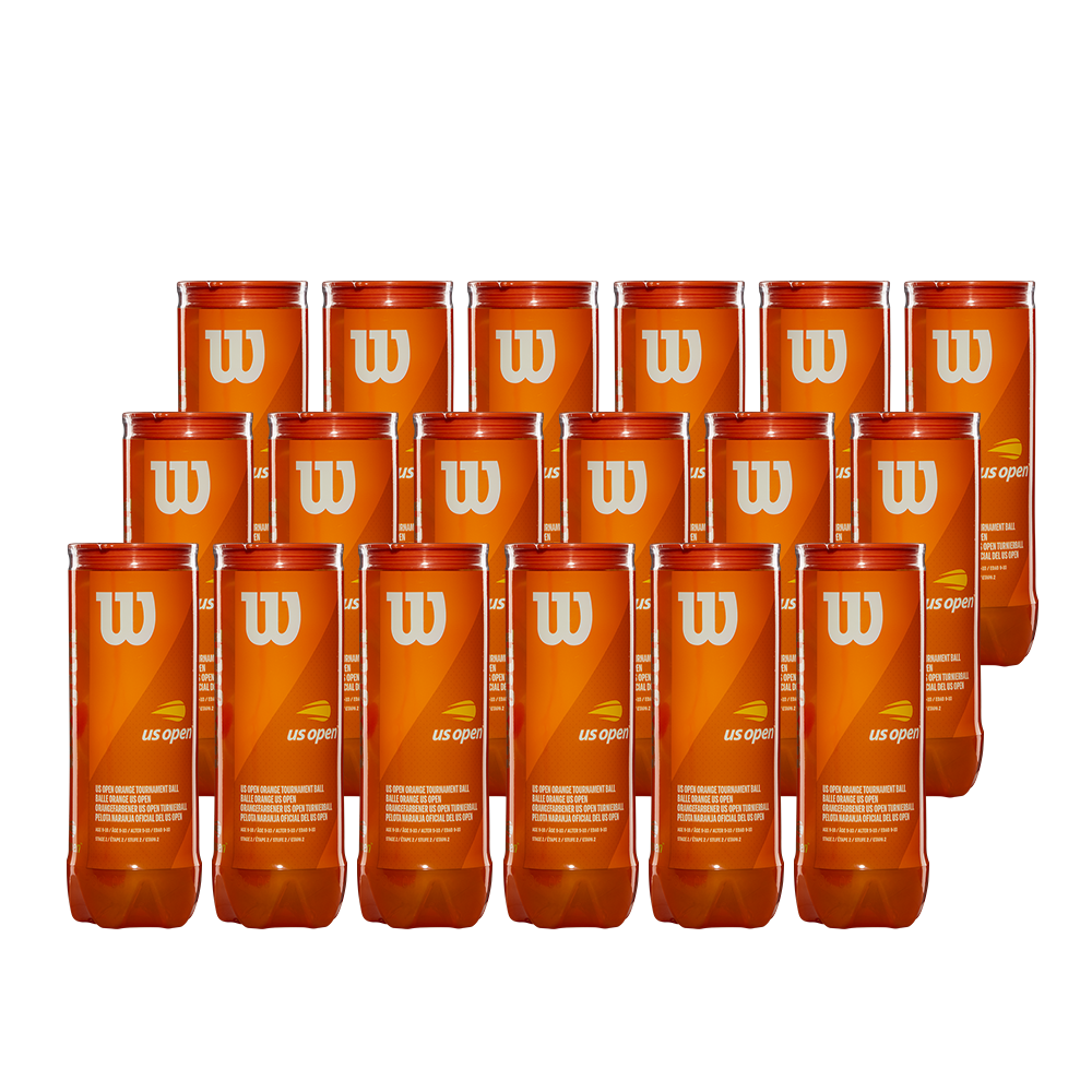 US Open Orange Tournament Transition - 24 Cans - 72 Balls.