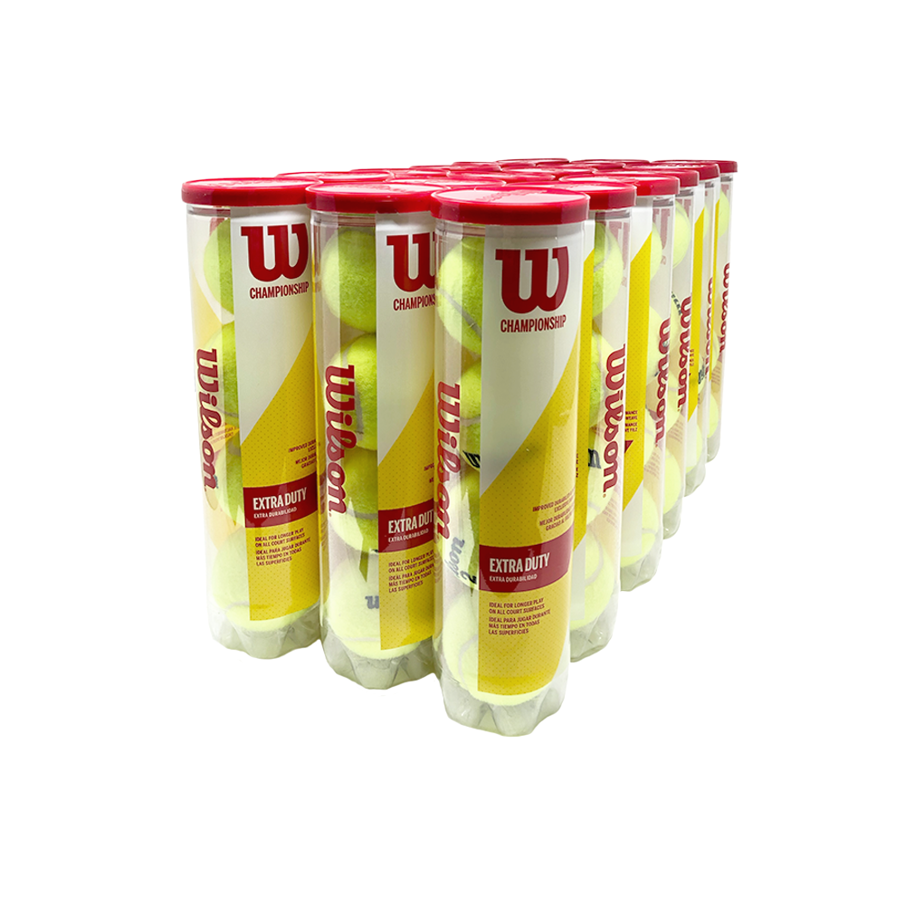 Wilson US Open Extra Duty Tennis Balls - Official Tournament Yellow Balls For Hard Courts