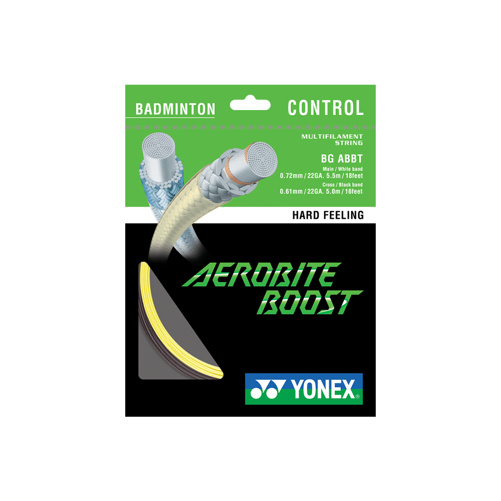 YONEX AEROBITE BOOST 200m イエロー、グレー Yonex BG Aerobite Boost