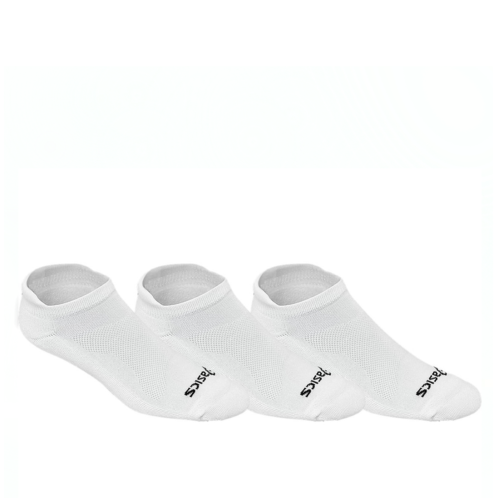 Asics Cushion Low Socks 3 Pack (Unisex) - White-Socks- Canada Online Tennis Store Shop