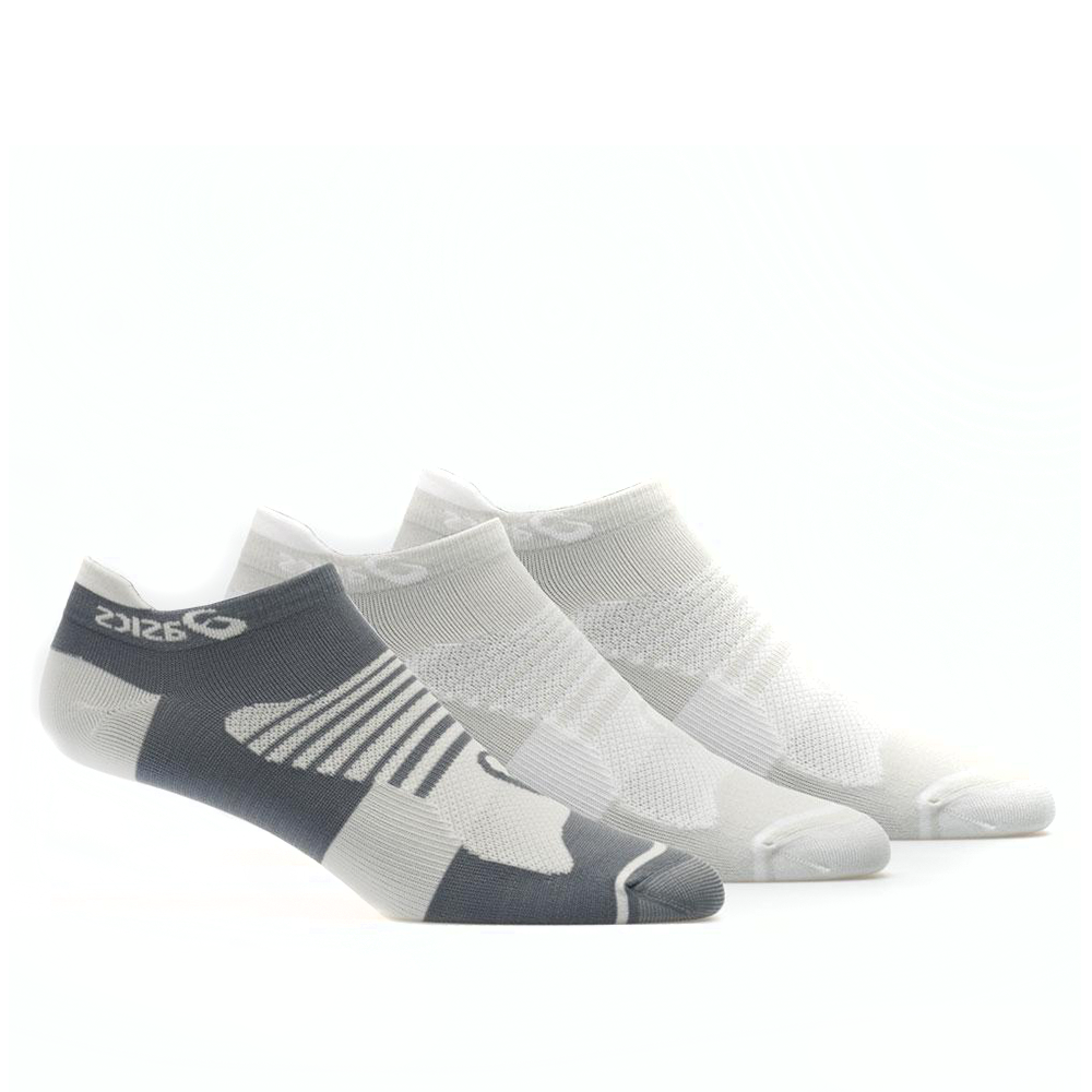 Asics Women s Quick Lyte Plus 3 Pack Socks White Black