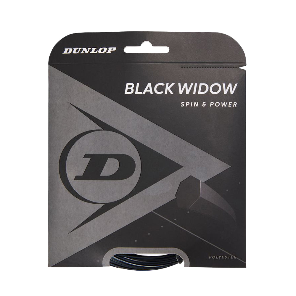 Dunlop Explosive Spin 16 G Tennis String Reel (Black)