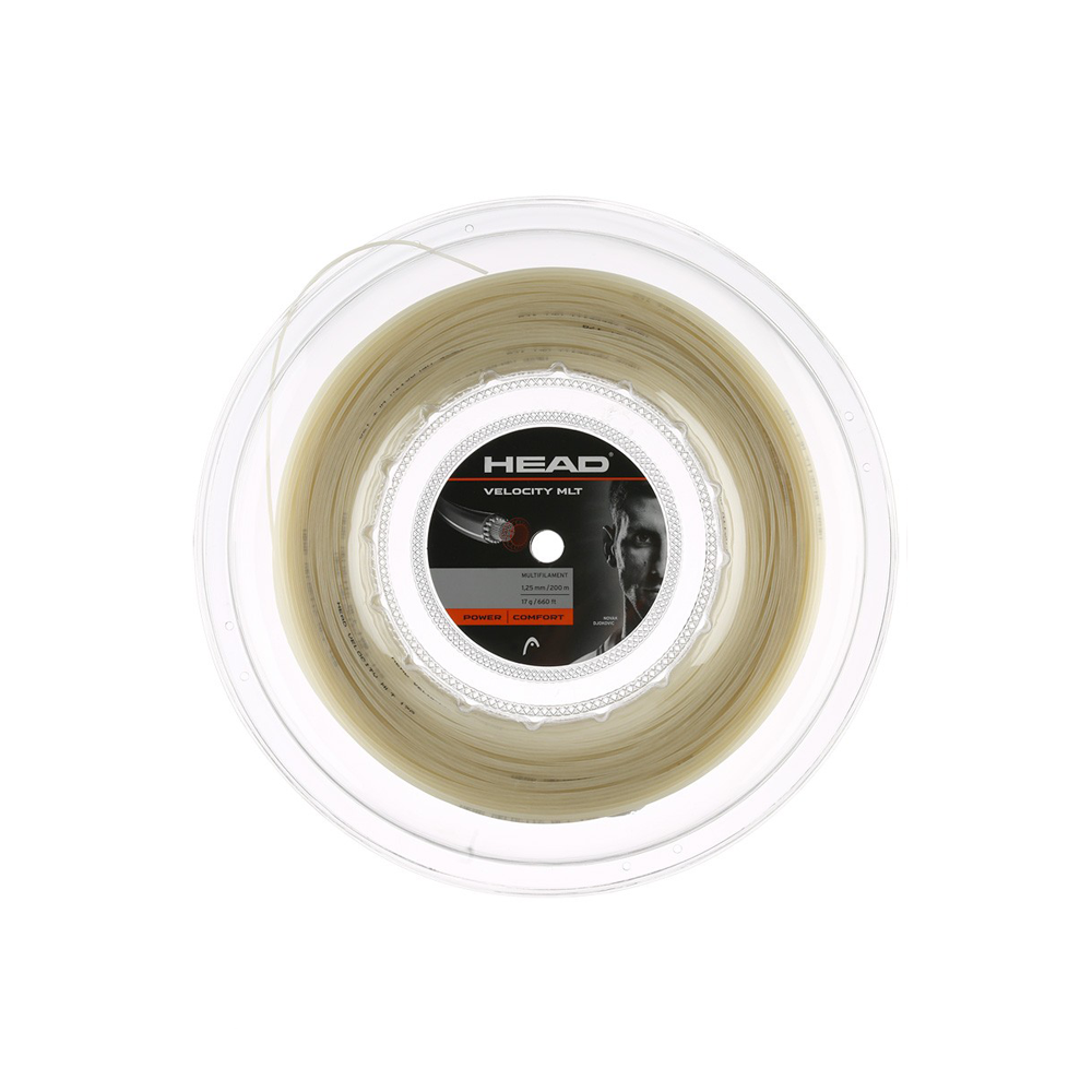 Head Velocity MLT 17 Reel (200m) - Natural-Tennis Strings- Canada Online Tennis Store Shop