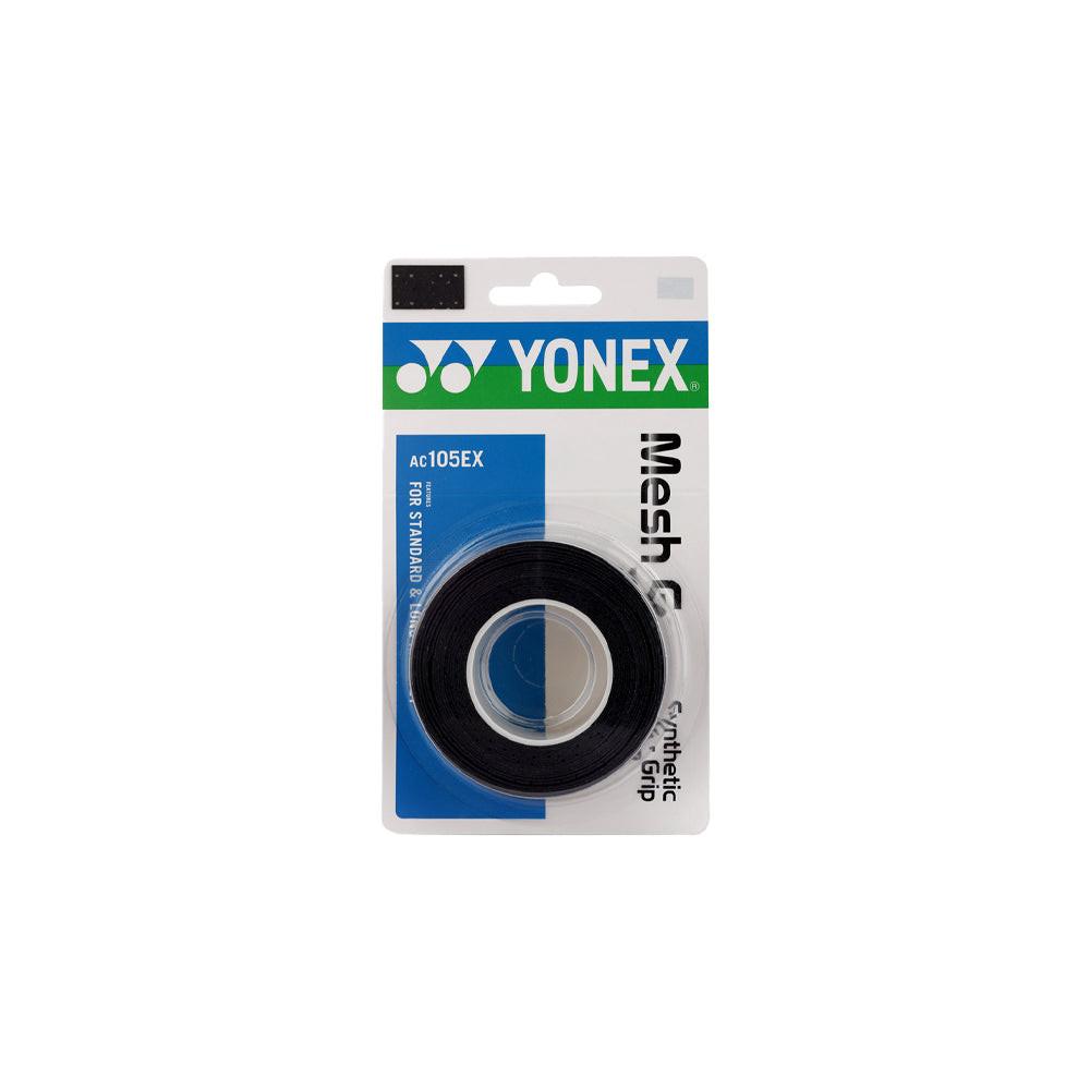 Yonex Mesh Grap (3-Pack) - Black.