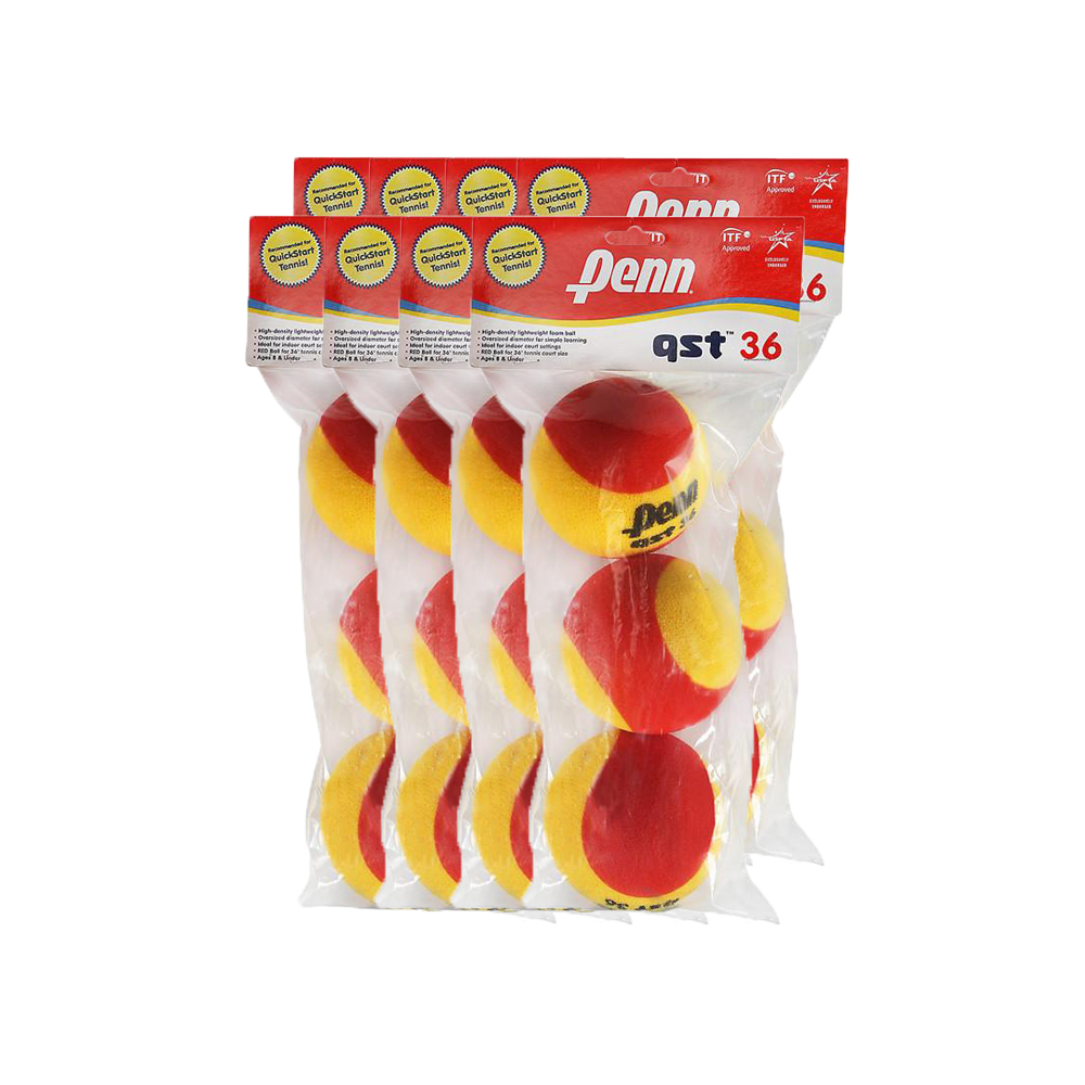 Penn QST 36 Foam - Case (8 Packs / 24 Balls)-Tennis Balls- Canada Online Tennis Store Shop