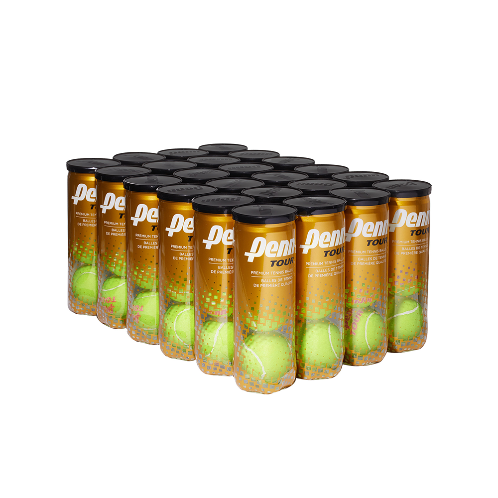 Penn Tour - Case (24 Cans / 72 Balls)-Tennis Balls- Canada Online Tennis Store Shop