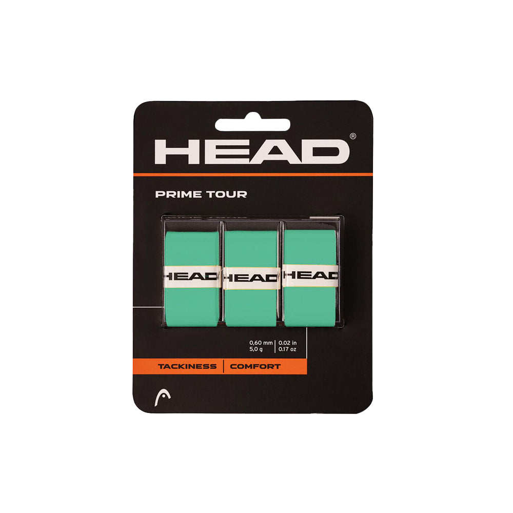 <tc>Head</tc> Surgrip Prime Tour (paquet de 3) - Menthe