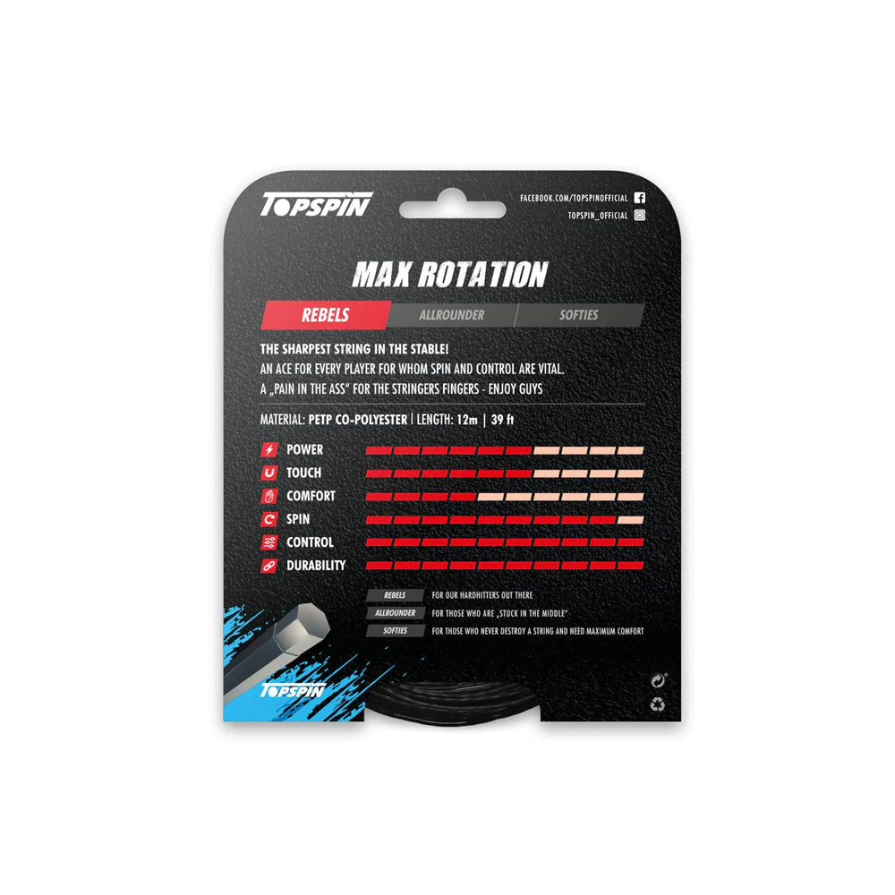 Rotation maximale (1, 31 mm) -Noir