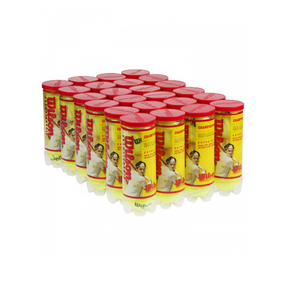 Wilson Championship Extra Duty - Case (24 Cans / 72 Balls)-Tennis Balls- Canada Online Tennis Store Shop
