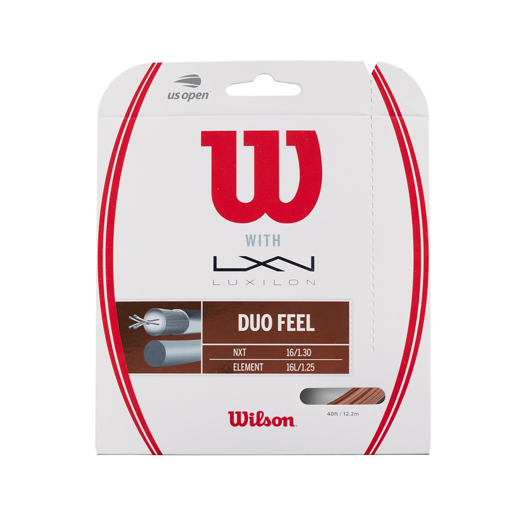 Wilson Duo Feel Hybrid Pack - Natural/Bronze-Tennis Strings- Canada Online Tennis Store Shop