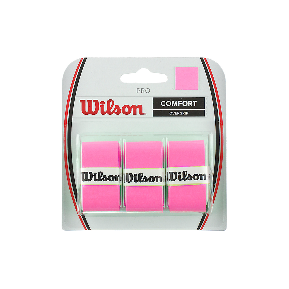 Wilson Pro Overgrip Perforated 3 pack - for Tennis, Squash, Badminton -  Choice of 3 colors