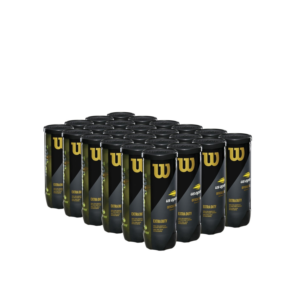 Wilson US Open Extra Duty - Case (24 Cans / 72 Balls)-Tennis Balls- Canada Online Tennis Store Shop