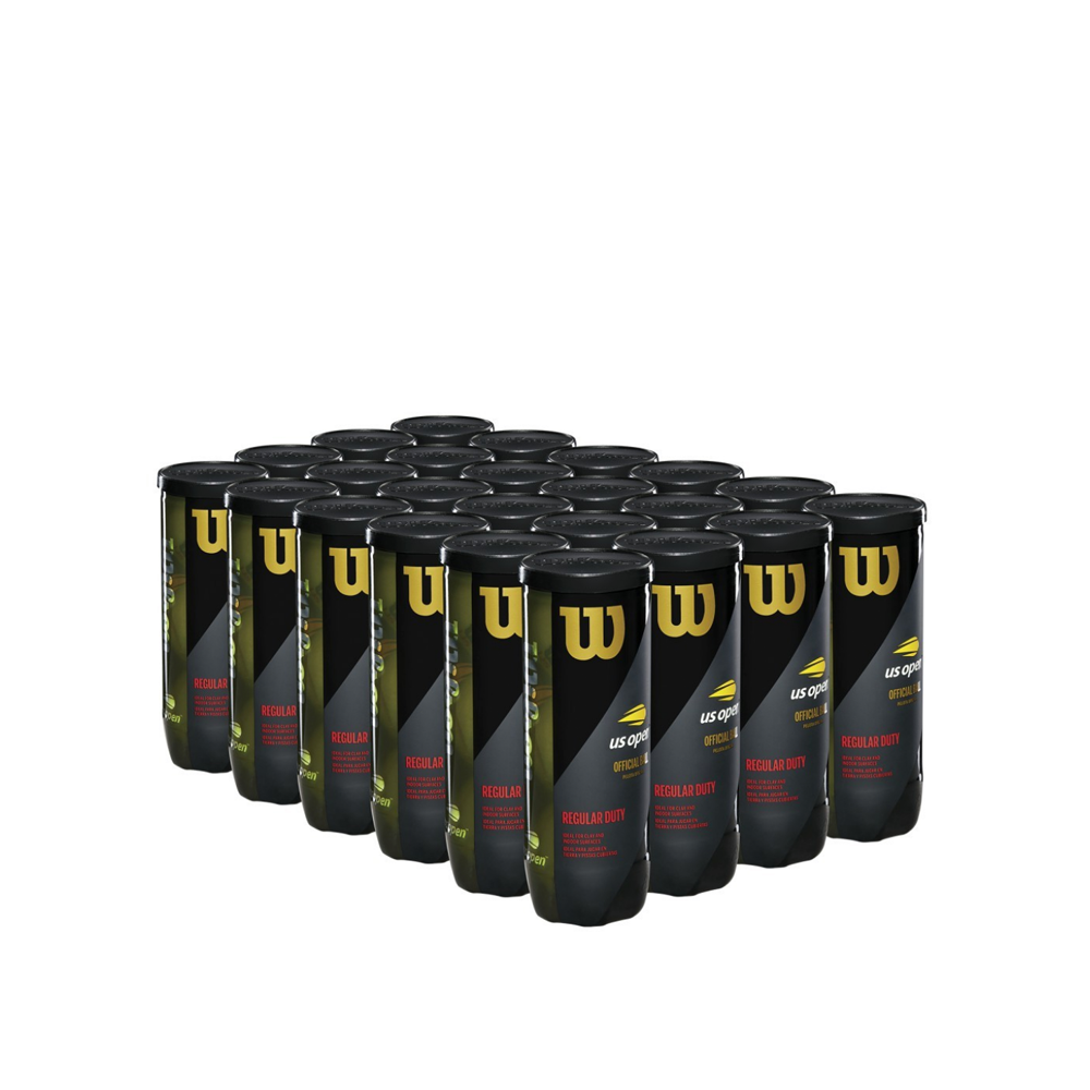 Wilson US Open Regular Duty - Case (24 Cans / 72 Balls)-Tennis Balls- Canada Online Tennis Store Shop