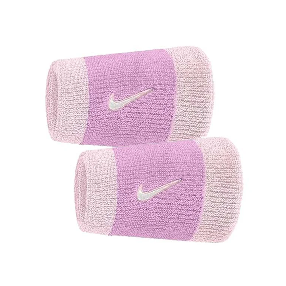 Swoosh Doublewide Wristbands.