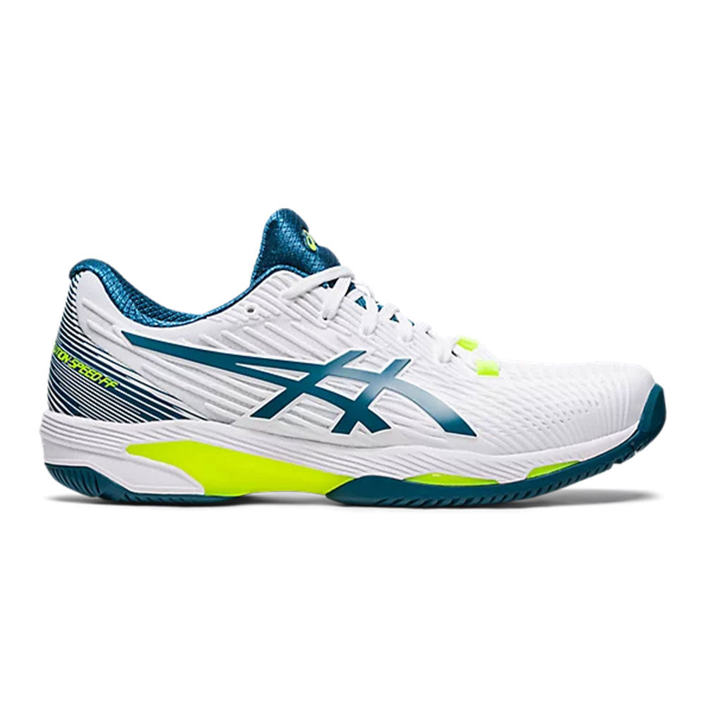 Asics Solution Speed ​​FF 2 (Hommes) - Blanc/Sarcelle reposante