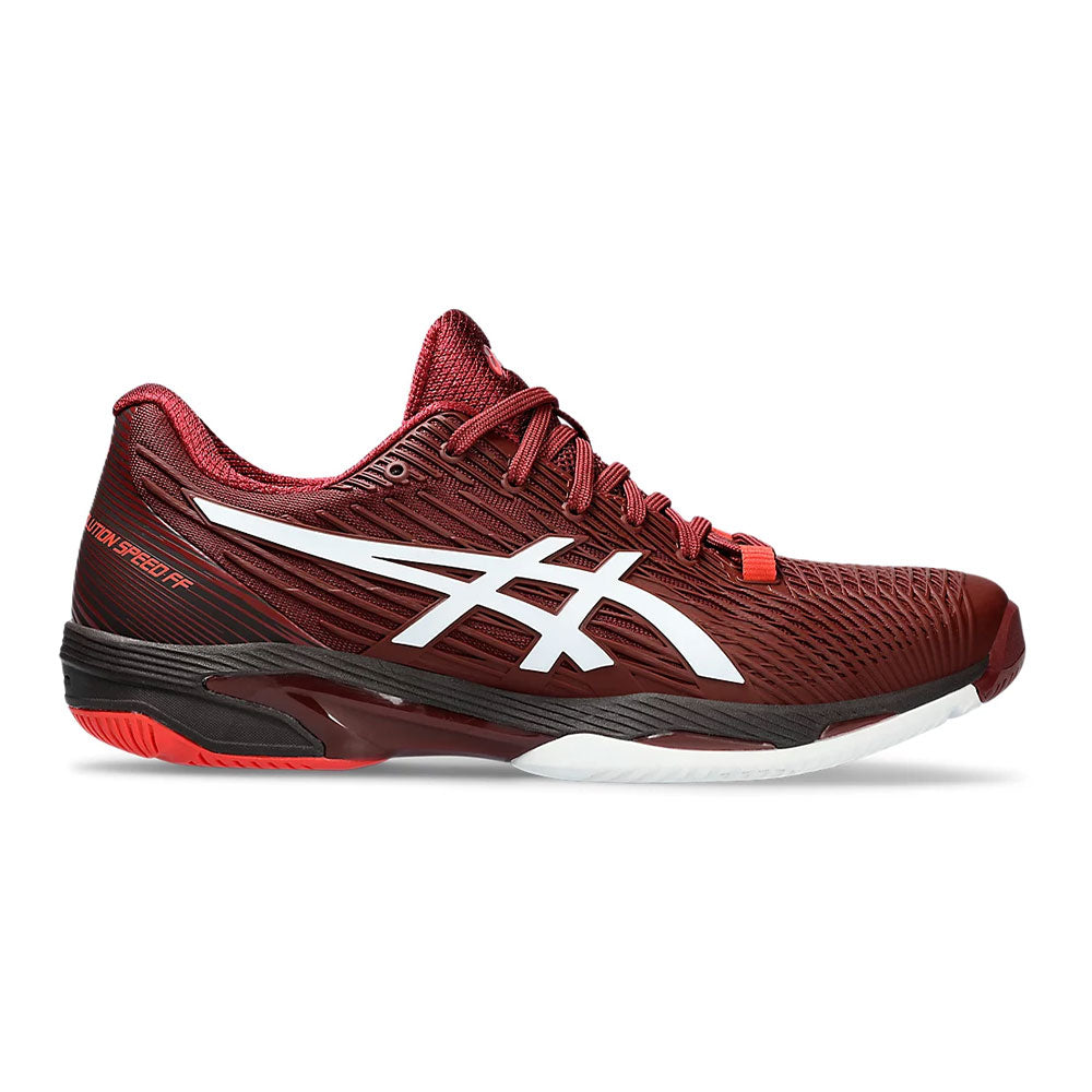 Asics Solution Speed ​​FF 2 (Hommes) - Rouge Antique/Blanc
