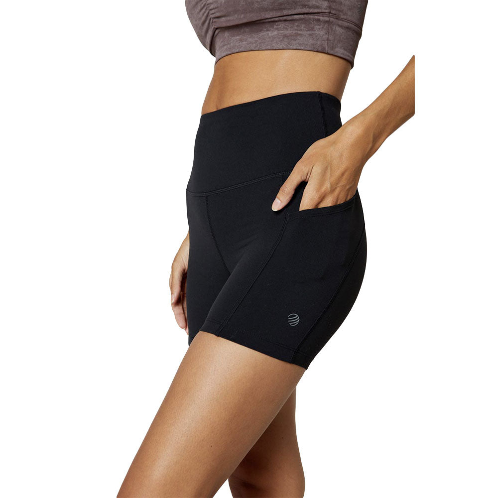 MPG Vital High-Rise Side Pocket Short 4" (Women's) - Black