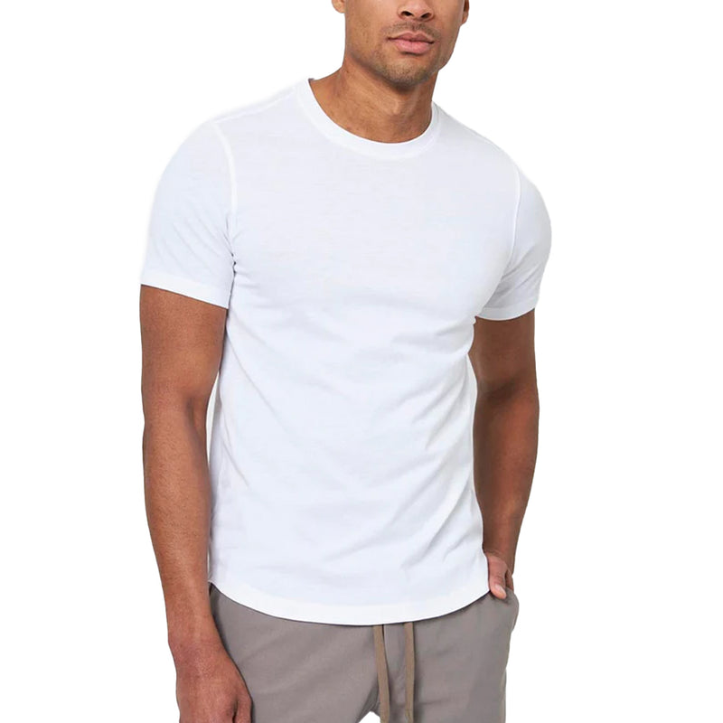 MPG Achieve T-Shirt With Curved Hem (Men's) - White