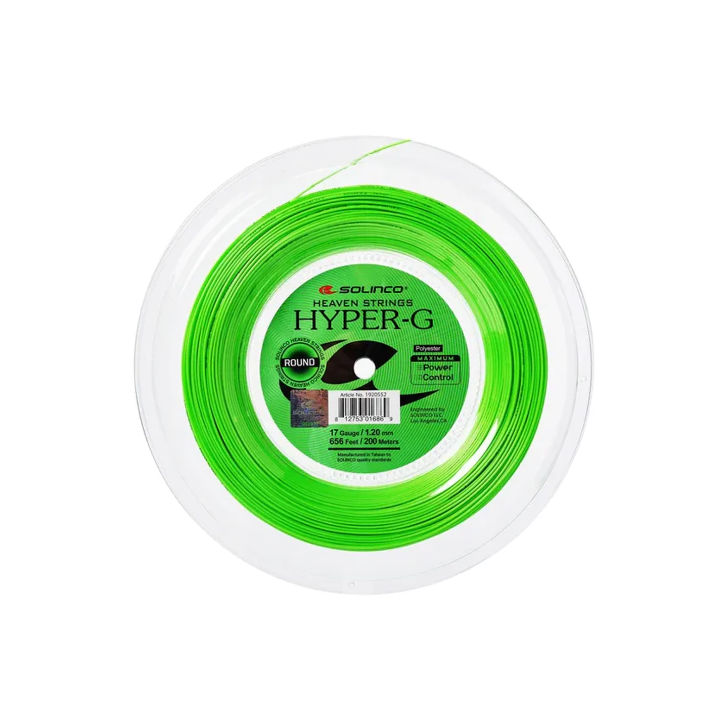 Solinco Hyper G Round 17 (200m) - Neon Green