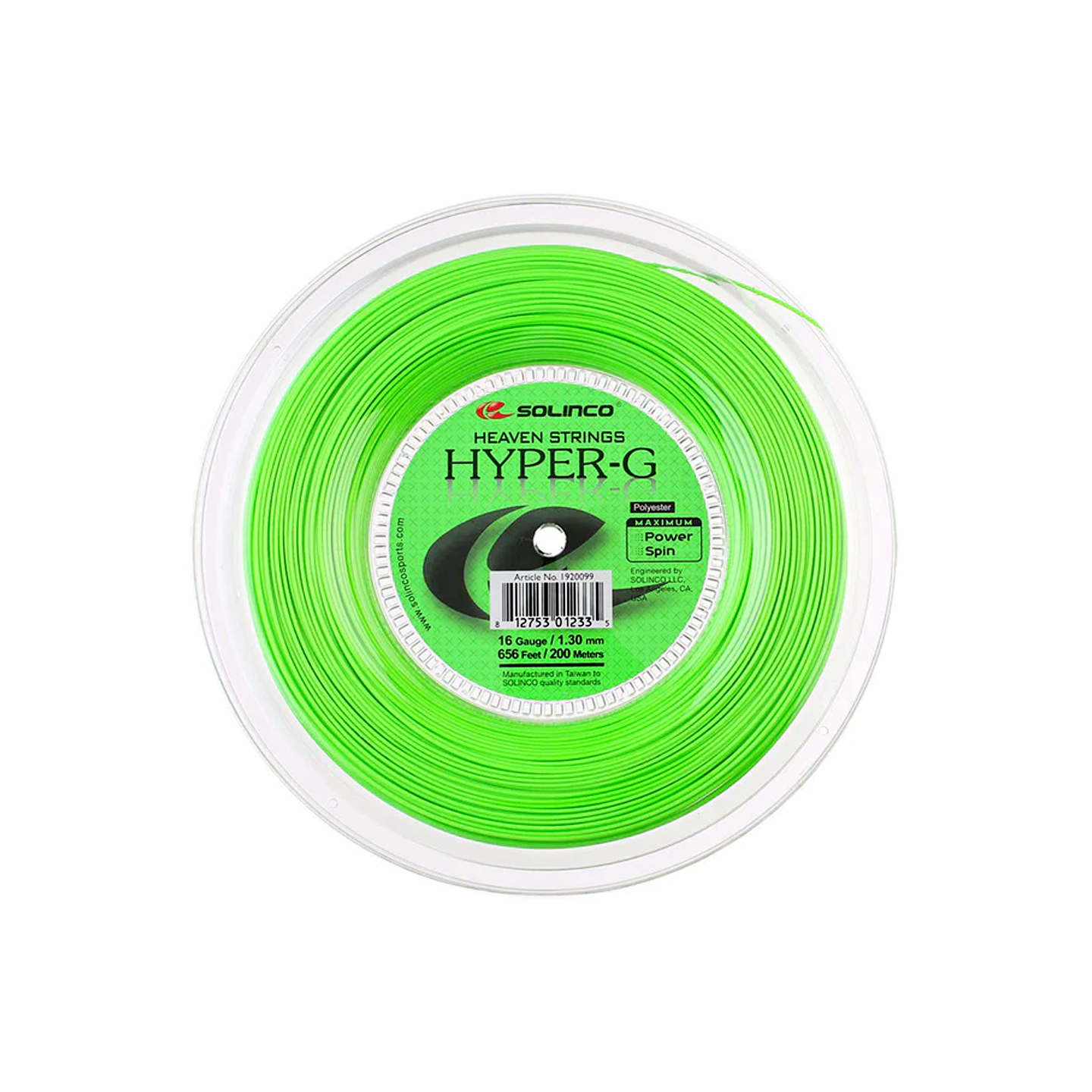 Solinco Hyper G Round 16 (200m) - Neon Green