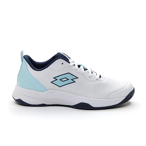 Donna Bianco Blu Scarpe Da Tennis Lotto Space 600 ALR - Donna, Bianco E Blu, Modello 210744 58G Scarpe Sport Originali - 9